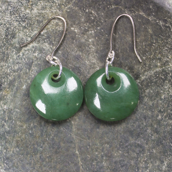Porowhita Pounamu earrings