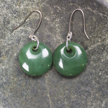 Porowhita Pounamu earrings