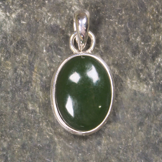 Sterling Silver Kawakawa Pounamu pendant 
