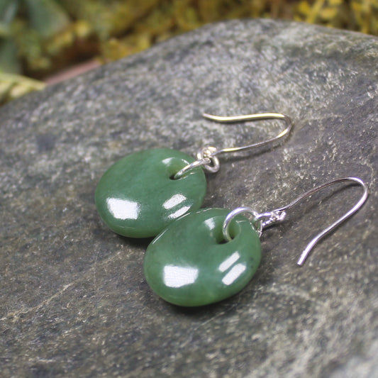 Porowhita Pounamu earrings
