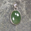 Hapopo Pounamu pendant set in Sterling Silver - NZ Greenstone