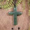 NZ Greenstone Cross pendant 