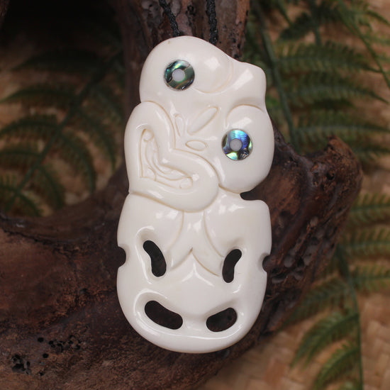 Hei Tiki carved from Bone