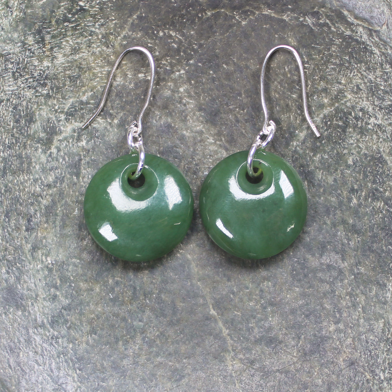 Porowhita Pounamu earrings