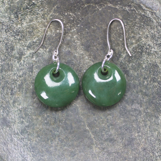 Porowhita Pounamu earrings