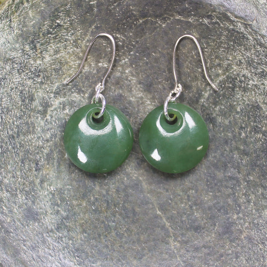 Porowhita Pounamu earrings