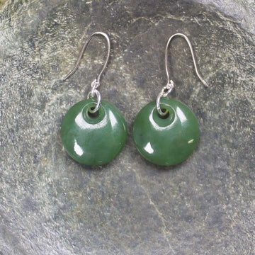 Porowhita Pounamu earrings