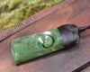 Hapopo Pounamu Toki with Koru