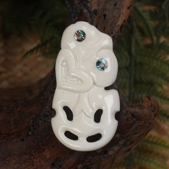Hei Tiki carved from Bone