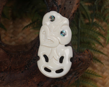 Hei Tiki carved from Bone