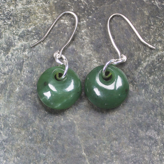 Porowhita Pounamu earrings
