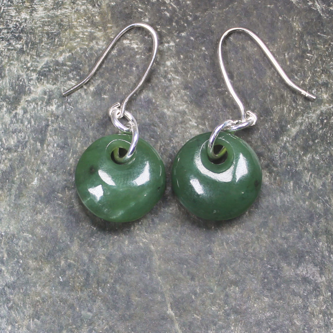 Porowhita Pounamu earrings