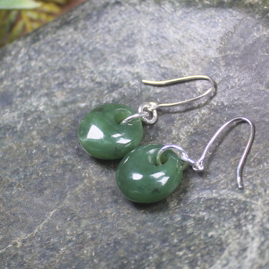 Porowhita Pounamu earrings