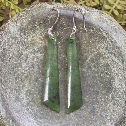Hapopo Pounamu Earrings