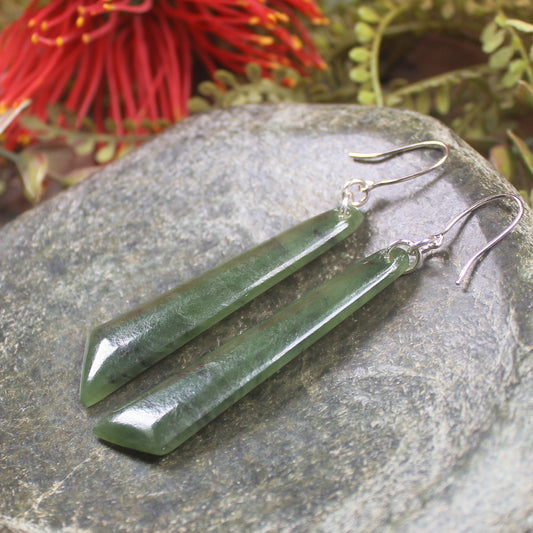 Hapopo Pounamu Earrings