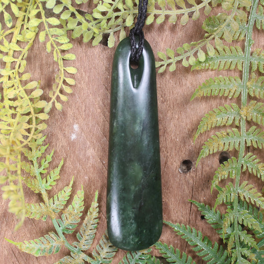 Kawakawa Pounamu Roimata Pendant - NZ Greenstone