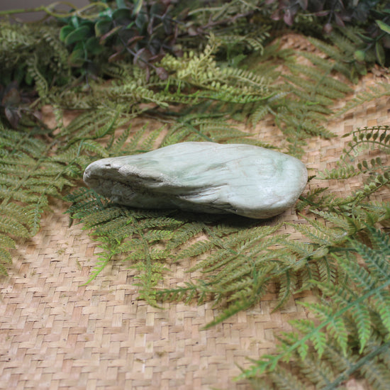Freeform Hapopo Pounamu Sculpture