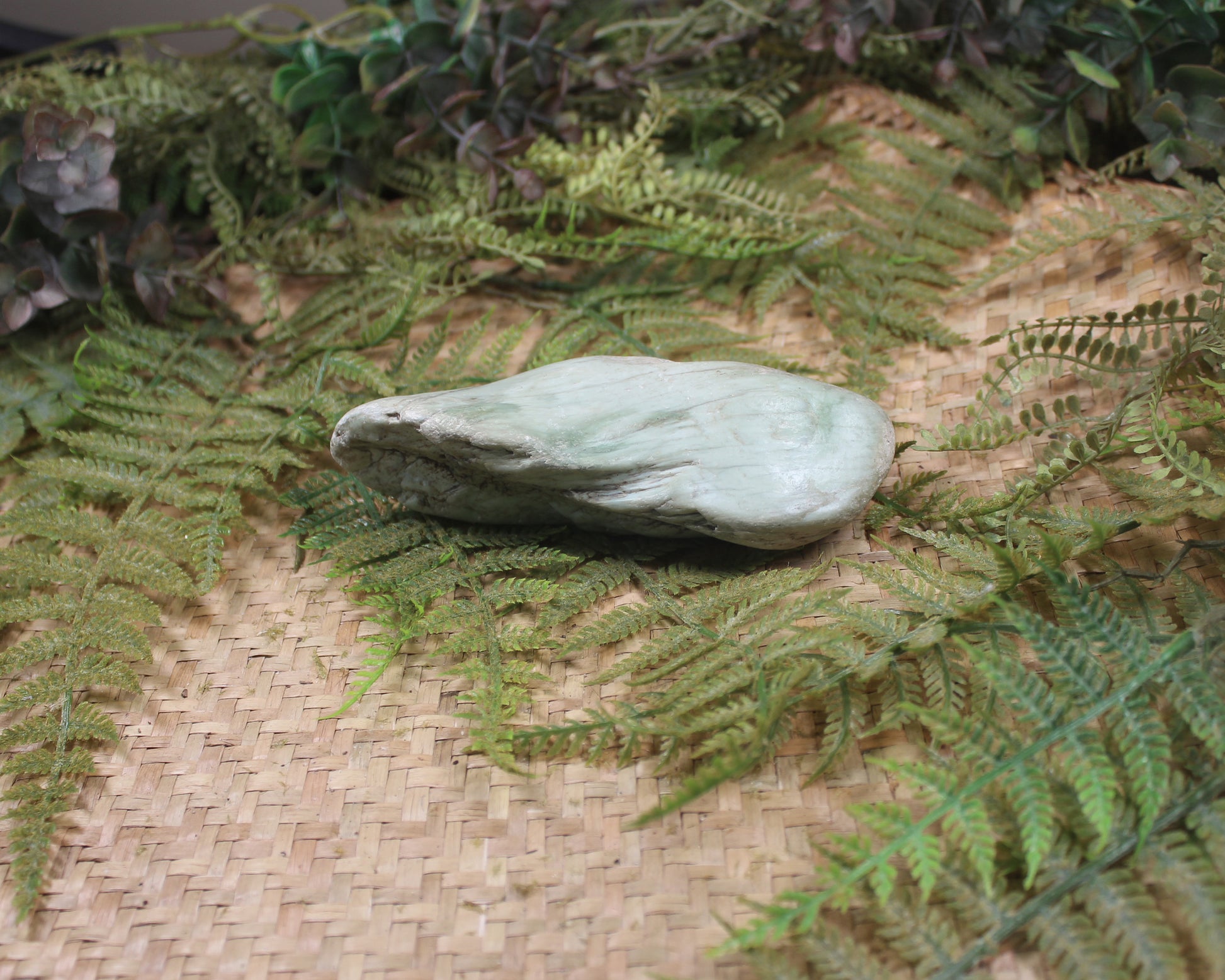 Freeform Hapopo Pounamu Sculpture