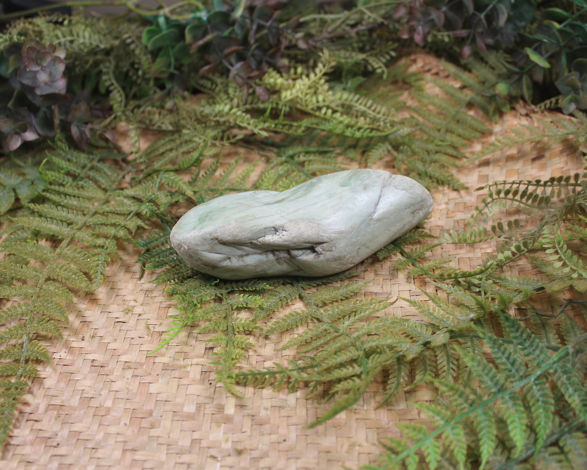 Freeform Hapopo Pounamu Sculpture