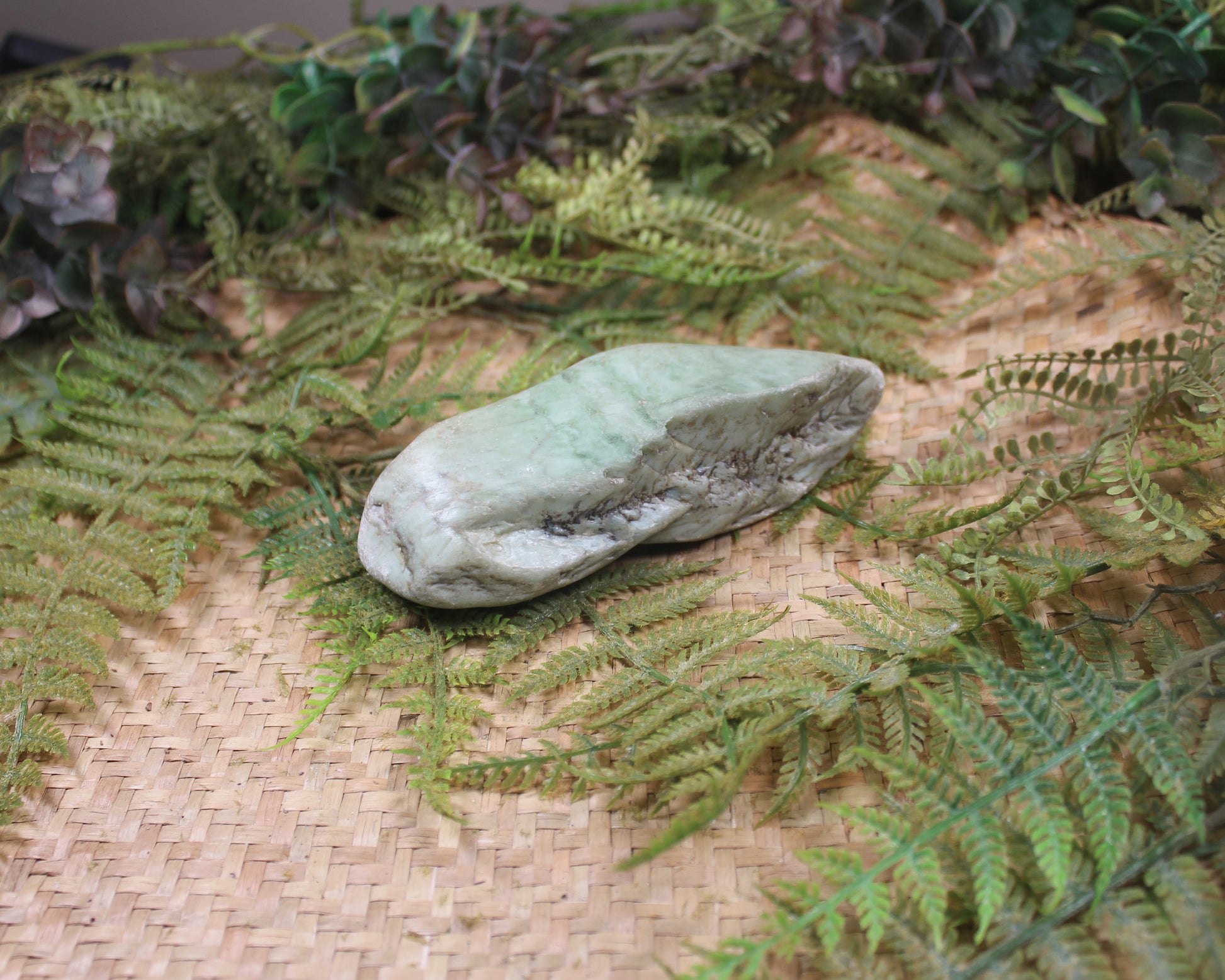 Freeform Hapopo Pounamu Sculpture