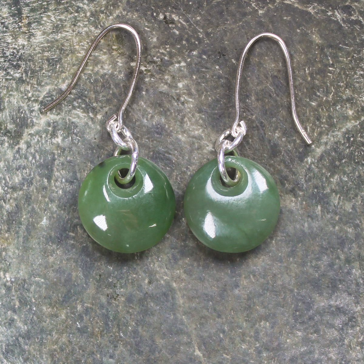 Porowhita Pounamu earrings