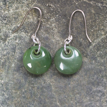 Porowhita Pounamu earrings