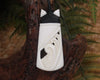 Toki or Adze with Koru carved from Beef Bone