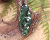 Manaia carved from Hapopo Pounamu - NZ Greenstone
