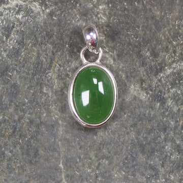 Sterling silver hapopo pounamu pendant