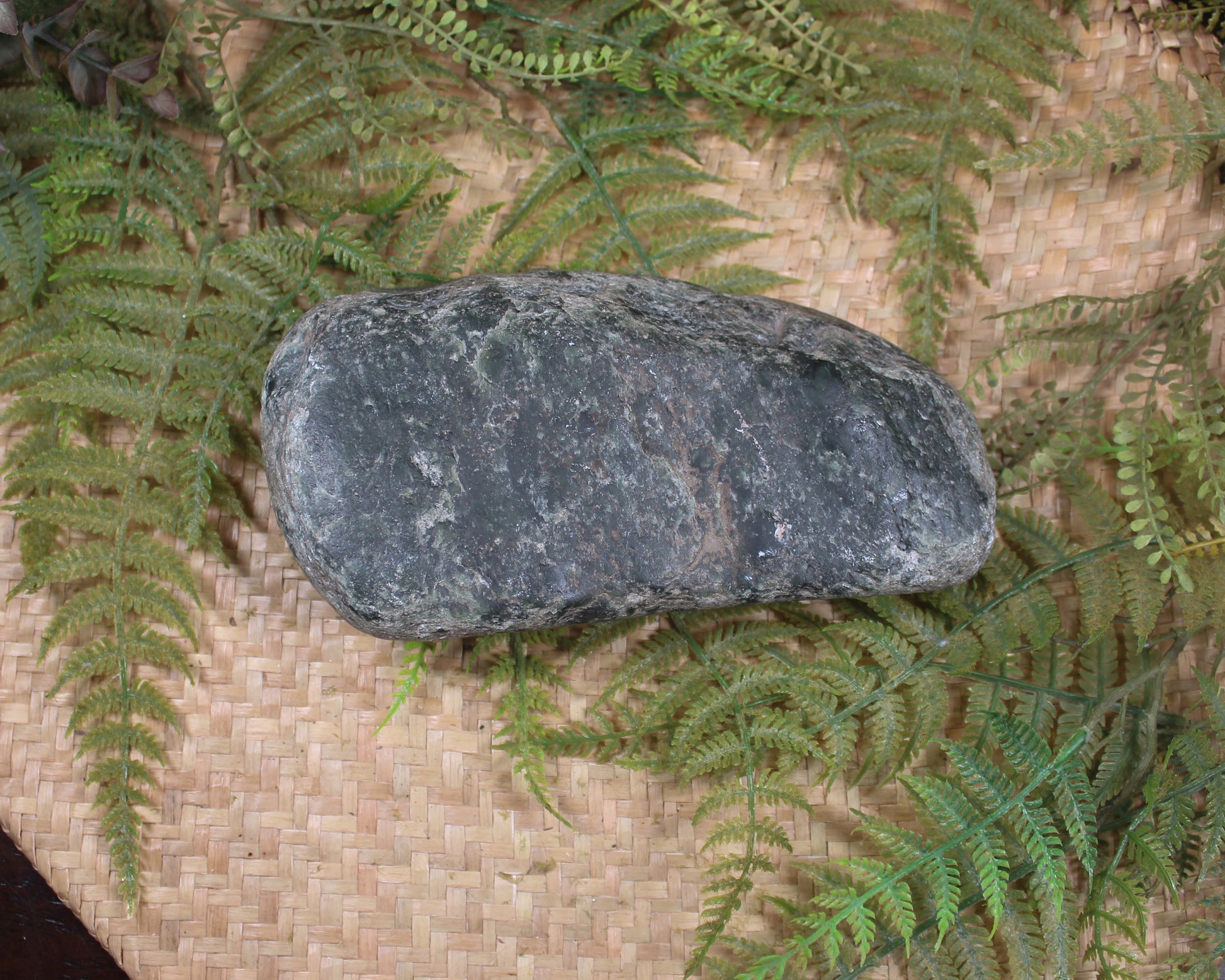 Freeform Kawakawa Pounamu Sculpture