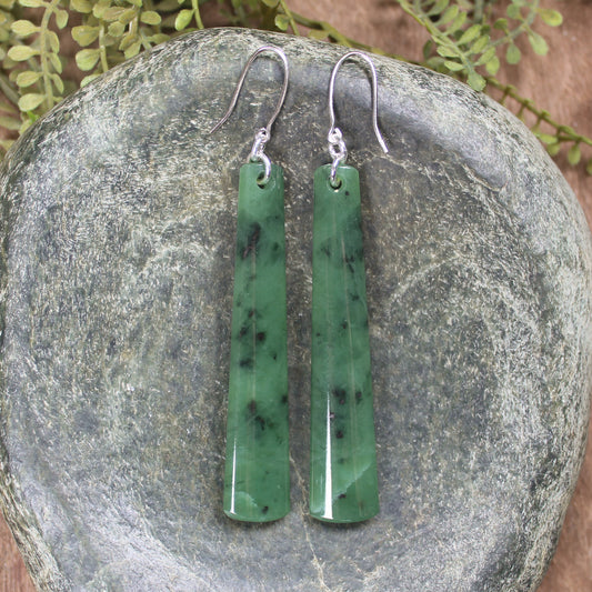 Hapopo Pounamu Earrings