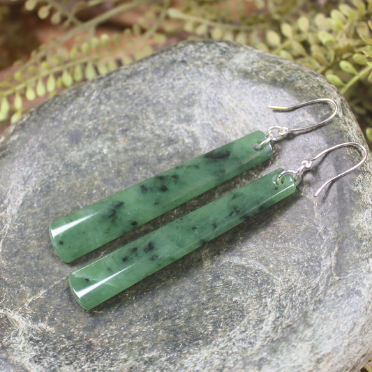Hapopo Pounamu Earrings