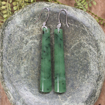 Hapopo Pounamu Earrings
