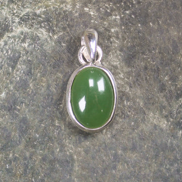 Sterling silver hapopo pounamu pendant