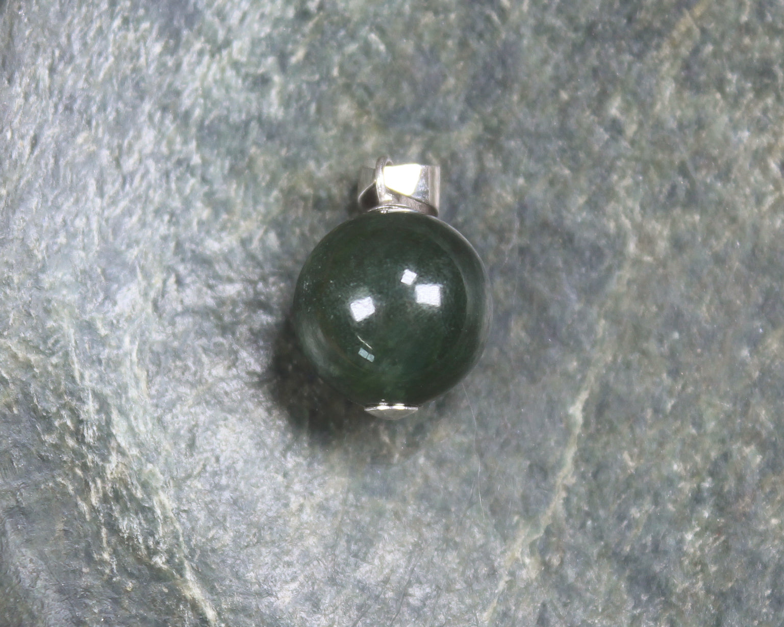 Bead Pounamu necklace - NZ Greenstone