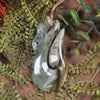 Manaia carved from Flower Jade Pounamu - NZ Greenstone