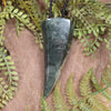 NZ Greenstone Niho Taniwha Tooth Pendant Nelson Pounamu