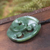 Inanga Koru pendant - NZ Greenstone