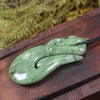 Manaia carved from Hapopo Pounamu - NZ Greenstone