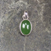 Hapopo Pounamu pendant set in Sterling Silver - NZ Greenstone