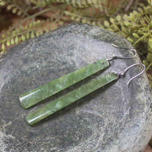 Hapopo Pounamu Earrings