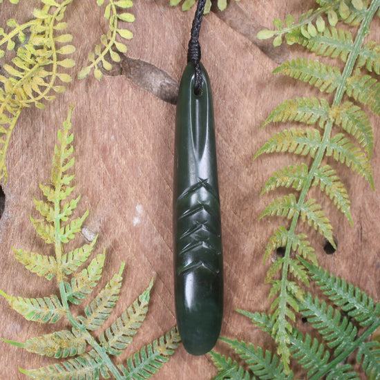 Tangiwai Pounamu Roimata Pendant - NZ Greenstone