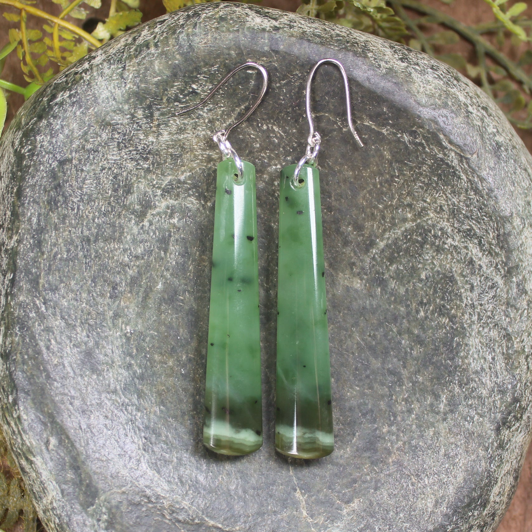 Hapopo Pounamu Earrings