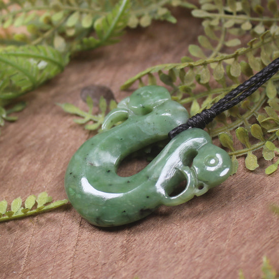 Hapopo Pounamu Pekapeka Pendant -  NZ Greenstone