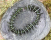 Hapopo Pounamu Sterling Silver beaded bracelet - NZ Greenstone