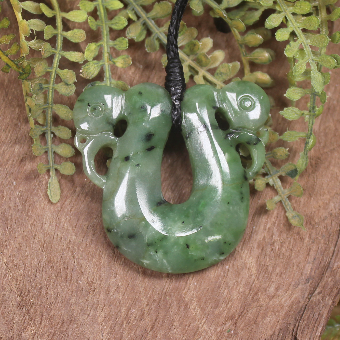 Hapopo Pounamu Pekapeka Pendant -  NZ Greenstone