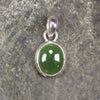 Hapopo Pounamu pendant set in Sterling Silver - NZ Greenstone