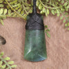 NZ Greenstone Toki Pendant Hapopo Pounamu