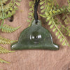 Dog Whistle carved from Kawakawa Pounamu - NZ Greenstone