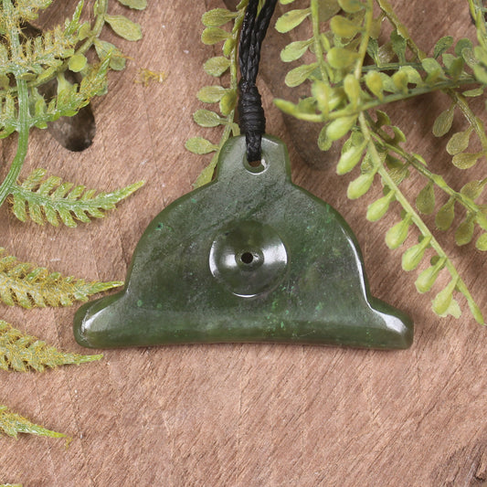 Dog Whistle carved from Kawakawa Pounamu - NZ Greenstone